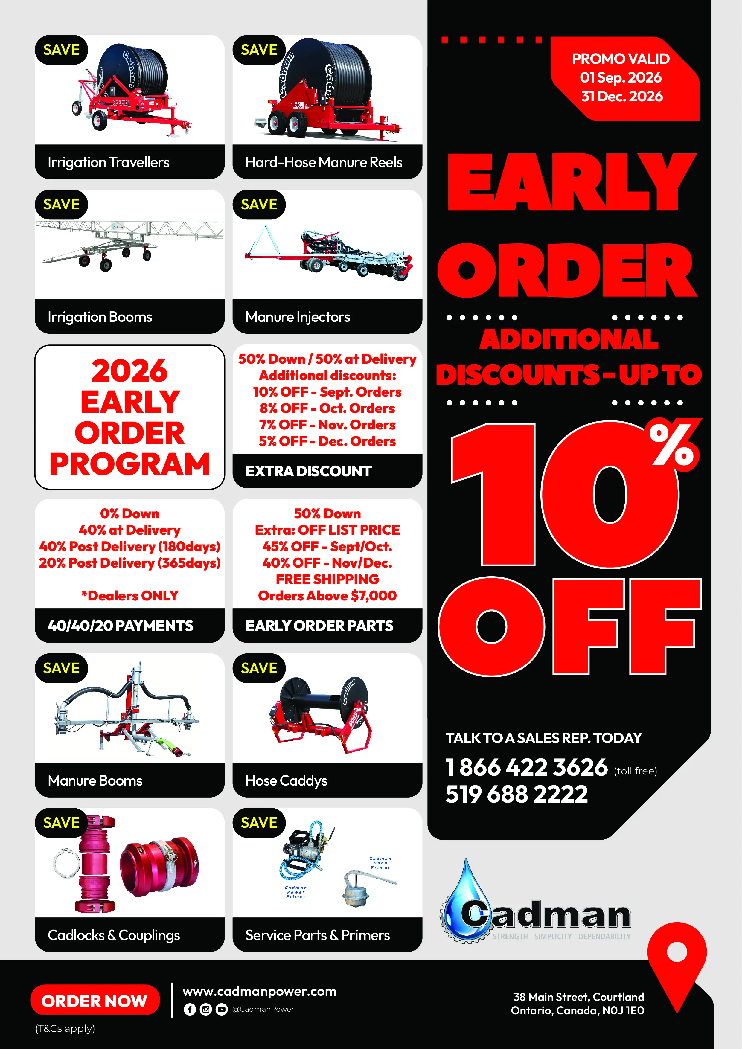 2026 Cadman Early Order Program
