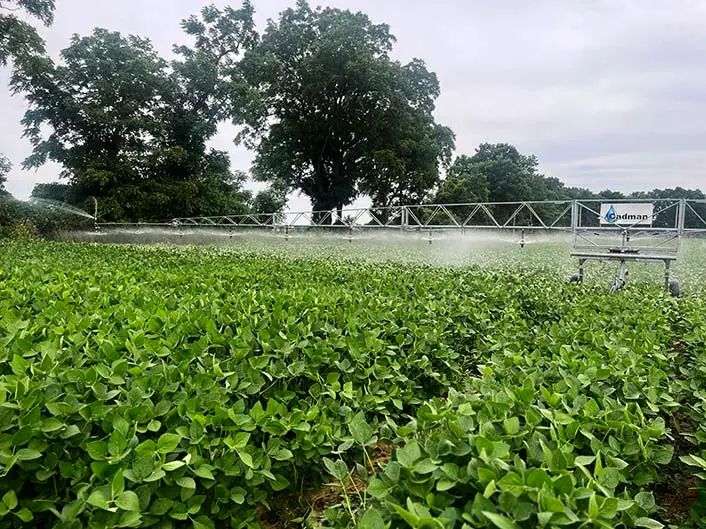 30m Cadman 3 Wheel Irrigation Boom